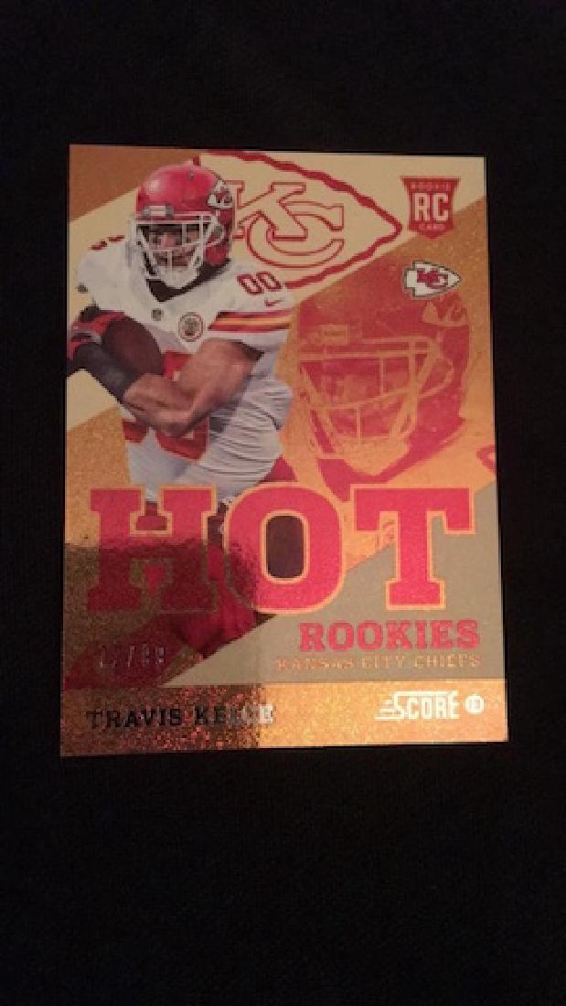 Travis Kelce 2013 score hot rookies SP/99 rookie (1 of 1)