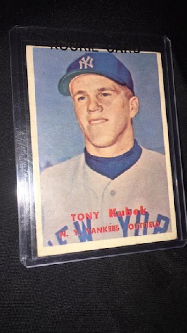 Tony Kubek 1957 Topps RC (1 of 3)