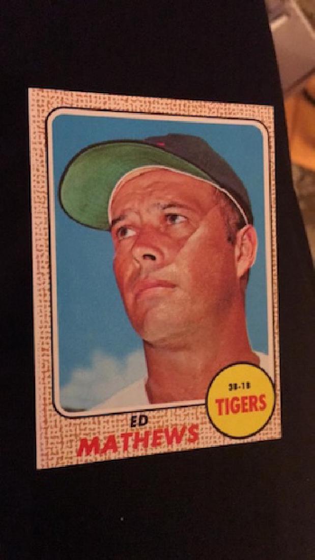 Eddie Matthews 1968 Topps (1 of 2)