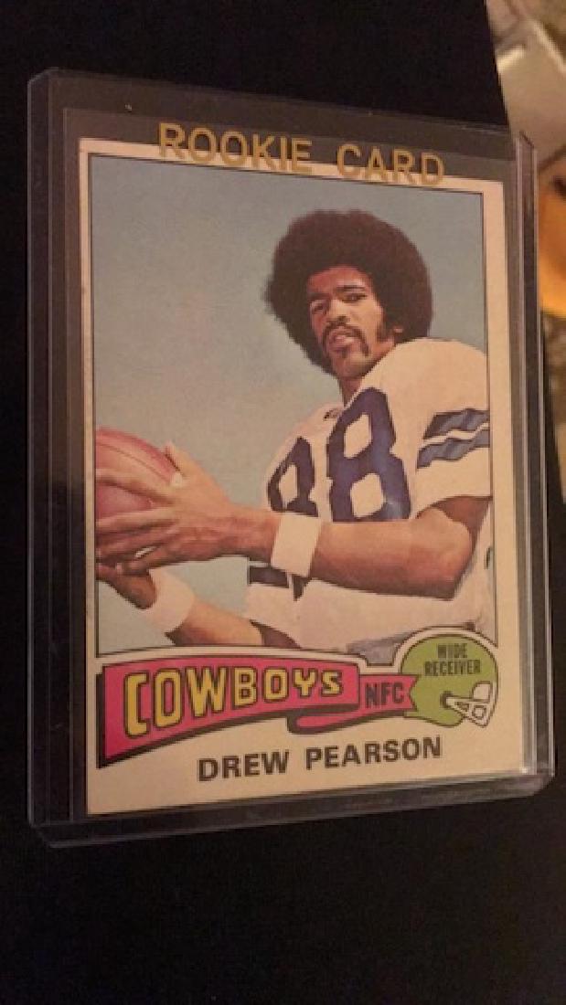 Drew Pearson 1975 Topps RC (1 of 2)