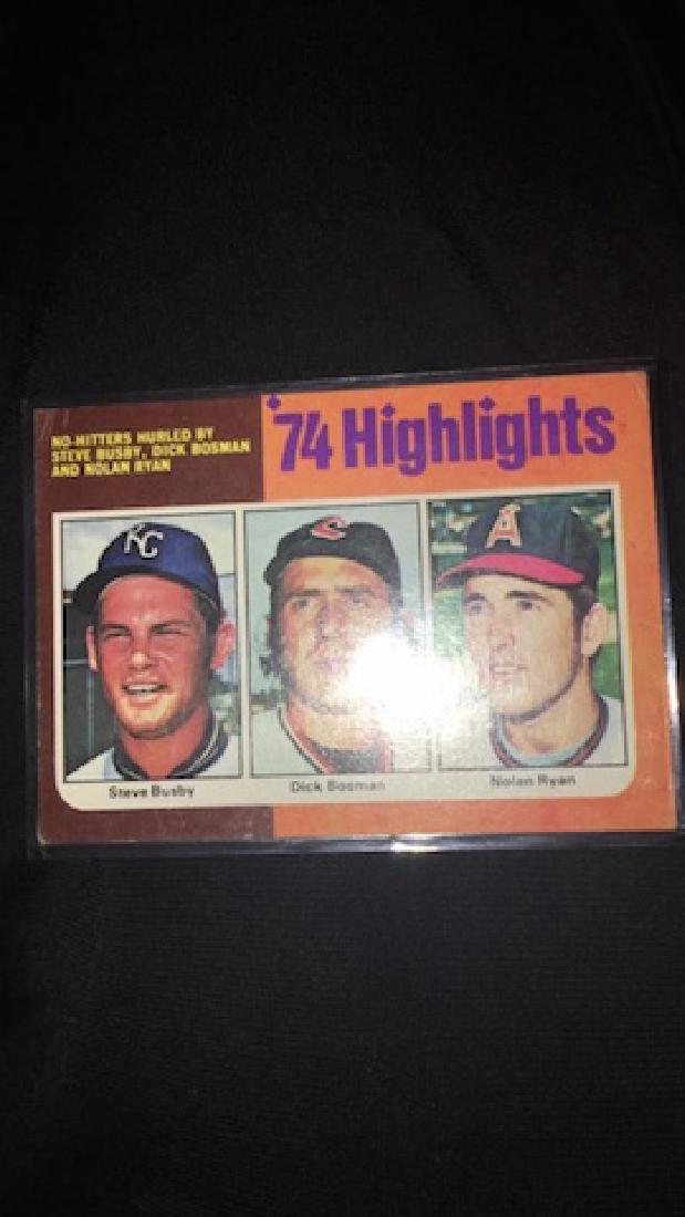 Nolan Ryan 1975 Topps highlights (1 of 4)