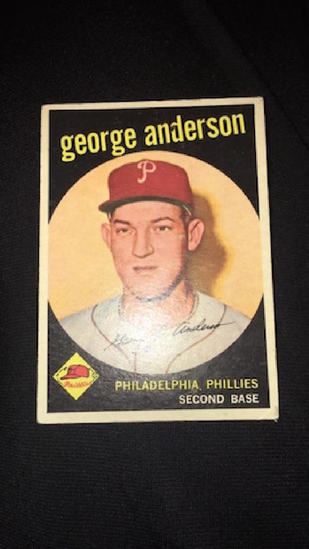 George Sparky Anderson 1959 Topps RC (1 of 3)