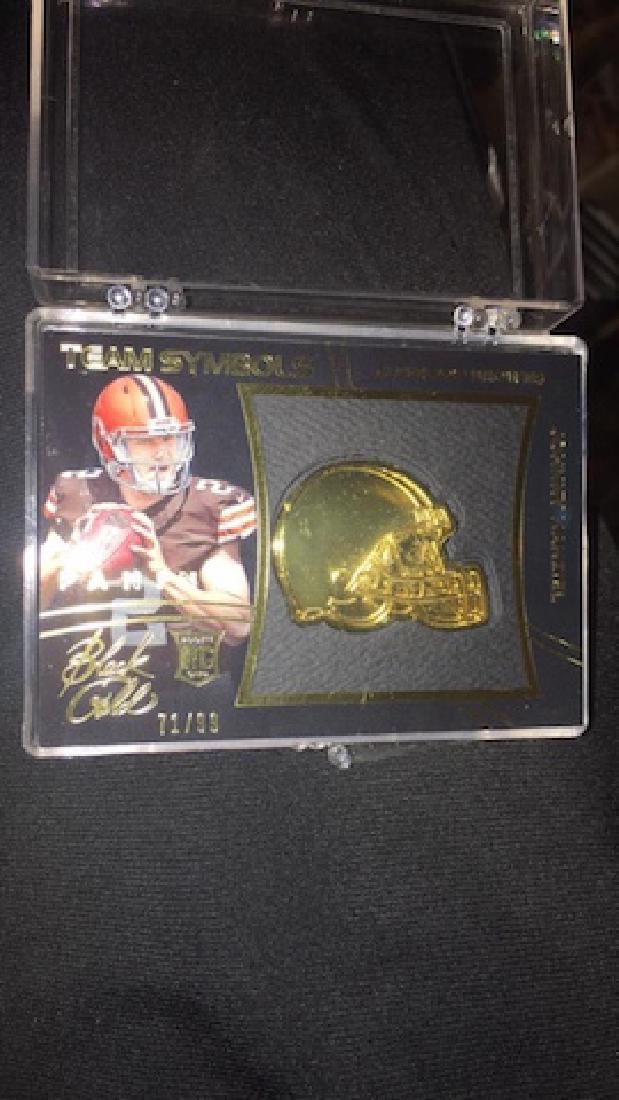 Johnny Manziel Black gold team symbols /99 (1 of 2)