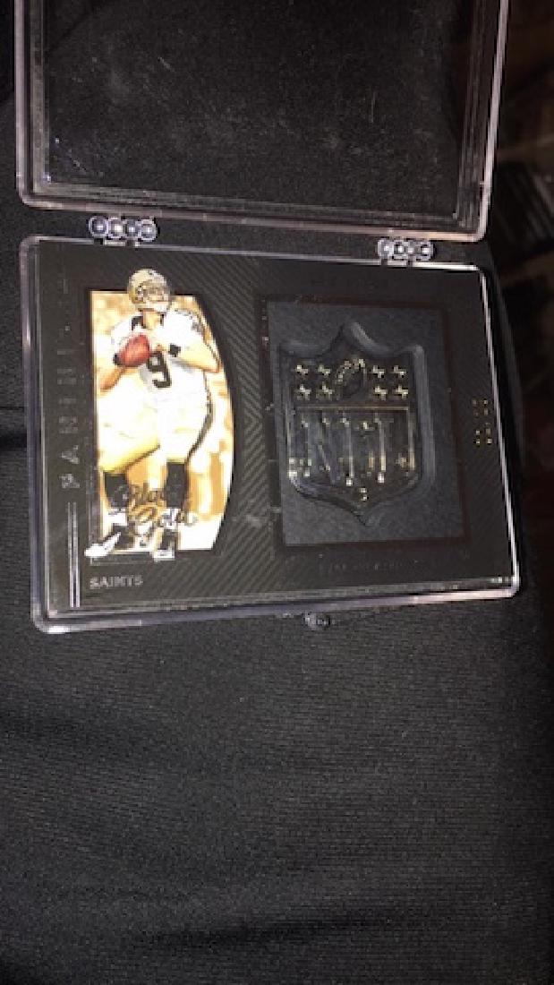 Drew Brees Panini Black Gold seal of Approval (1 of 3)