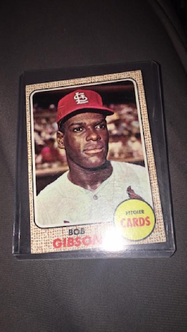 Bob Gibson 1968 Topps (1 of 3)