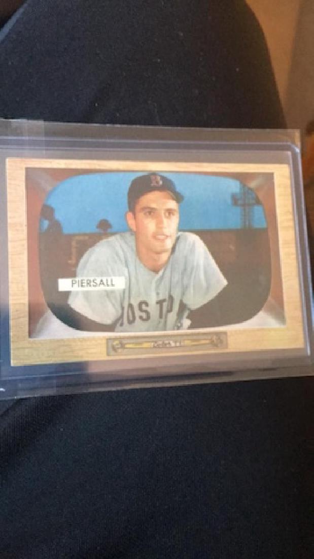 Jim Piersall 1955 Bowman nice shape (1 of 2)