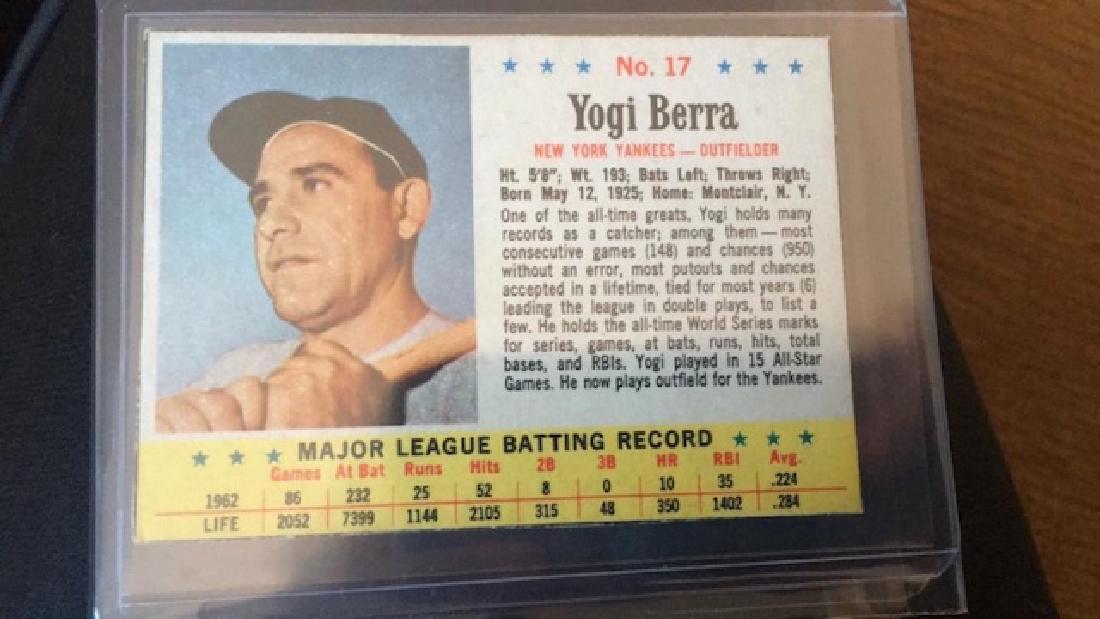 Yogi Berra 1963 Post Cereal Card nice shape (1 of 2)