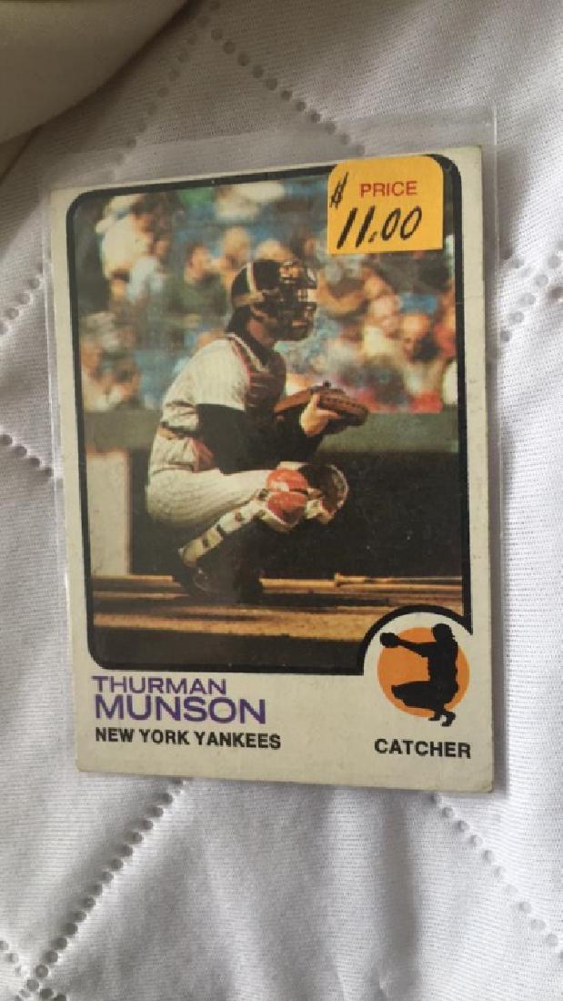 Thurman Munson 1973 Topps (1 of 2)