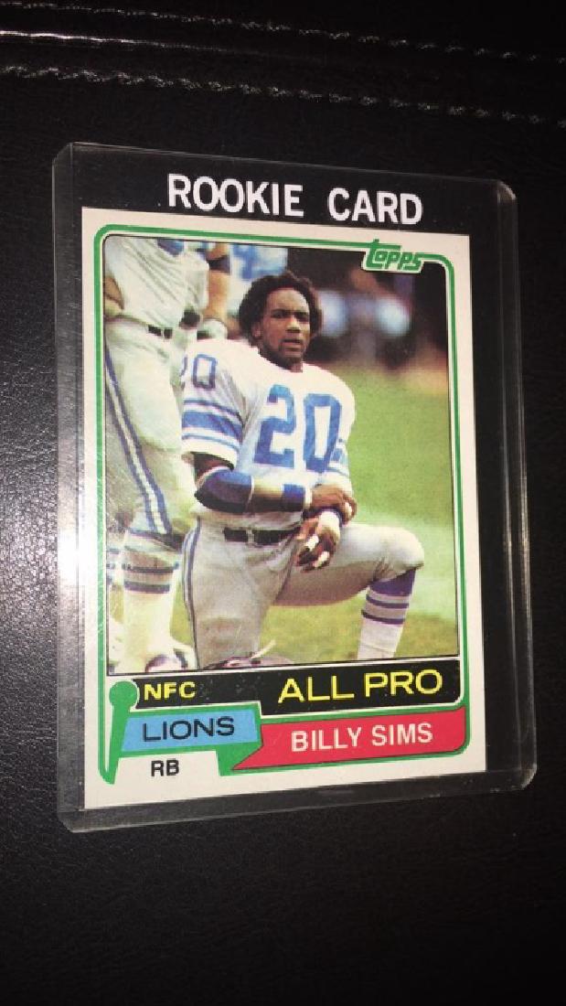 Billy Sims 1981 Topps RC (1 of 3)