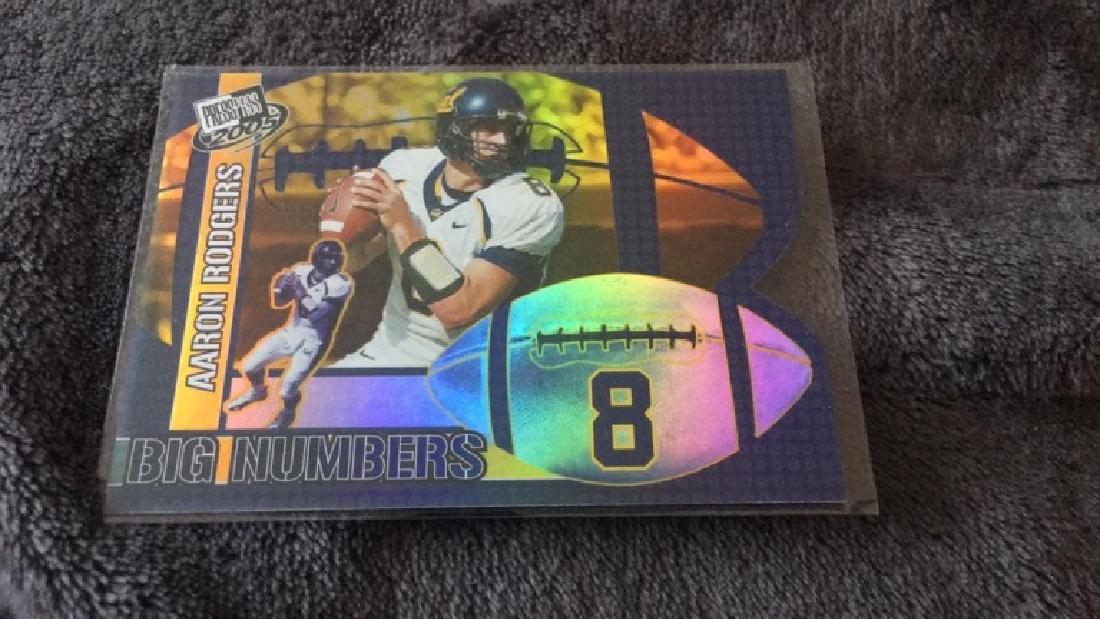 Aaron Rodgers press pass big numbers RC (1 of 2)