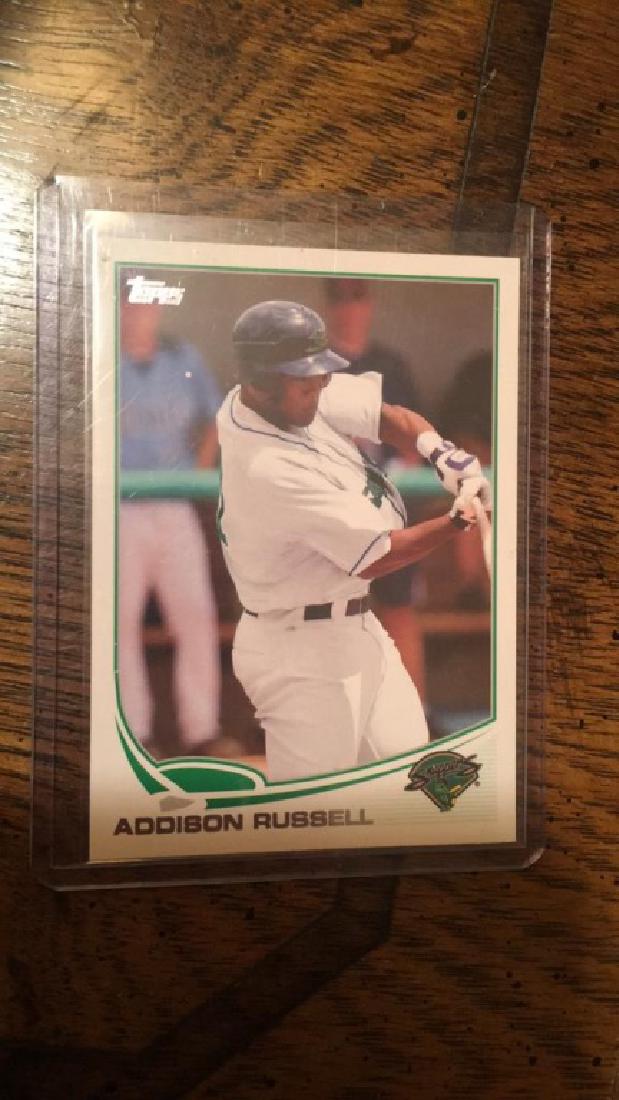 Addison Russell 2013 Topps pro debut RC (1 of 1)