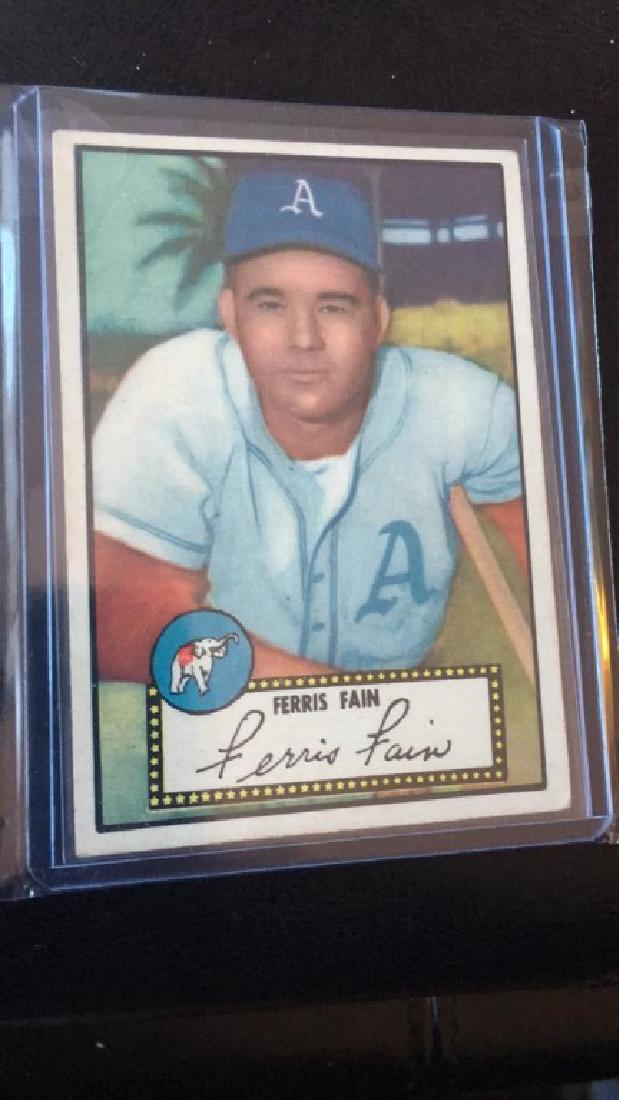Ferris Fain 1952 Topps in nice shape (1 of 2)