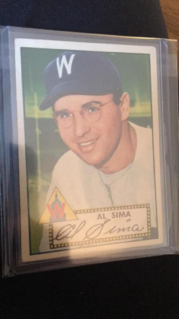 Al Sima 1952 Topps in nice shape (1 of 2)