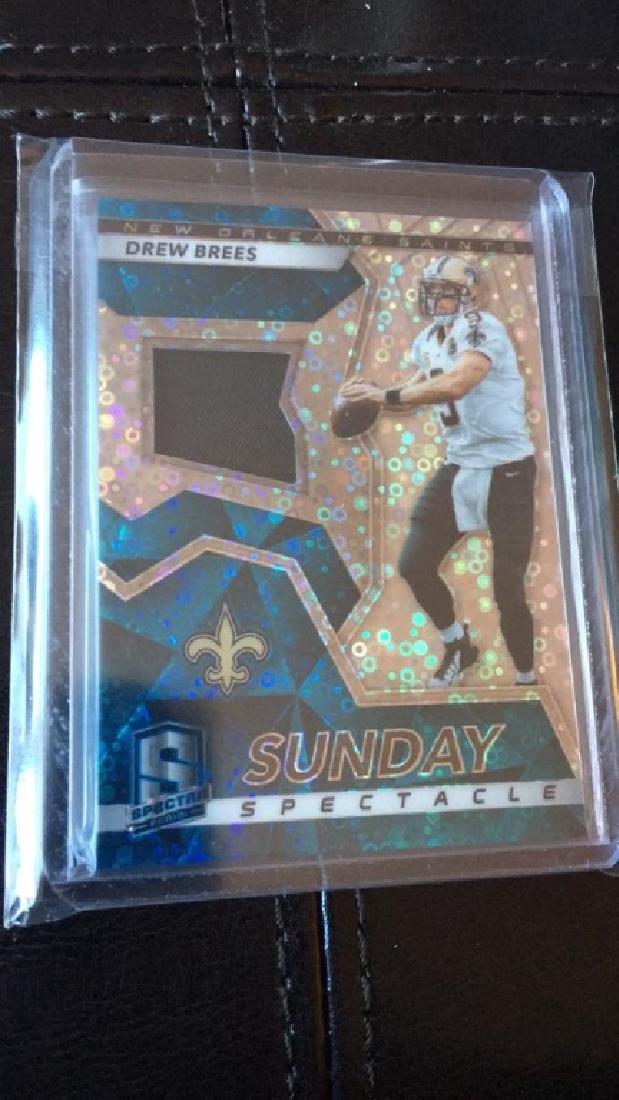 Drew Brees 2017 spectra jersey card /99 (1 of 2)