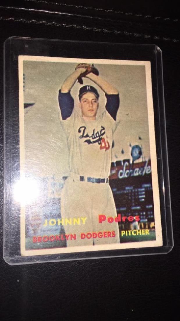 Johnny Podres 1957 Topps (1 of 3)