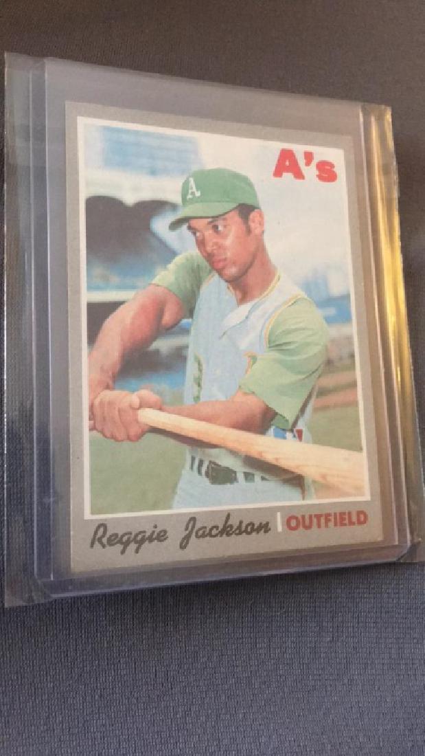 Reggie Jackson 1970 Topps near mint (1 of 2)