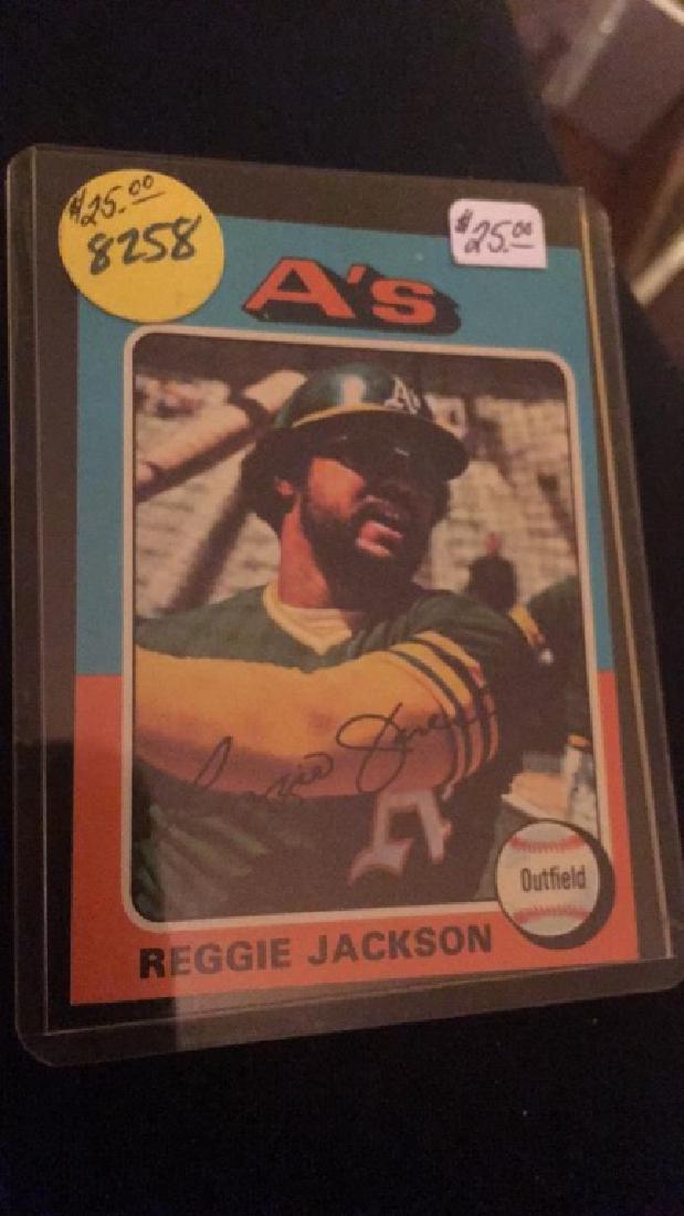 Reggie Jackson 1975 Topps (1 of 2)