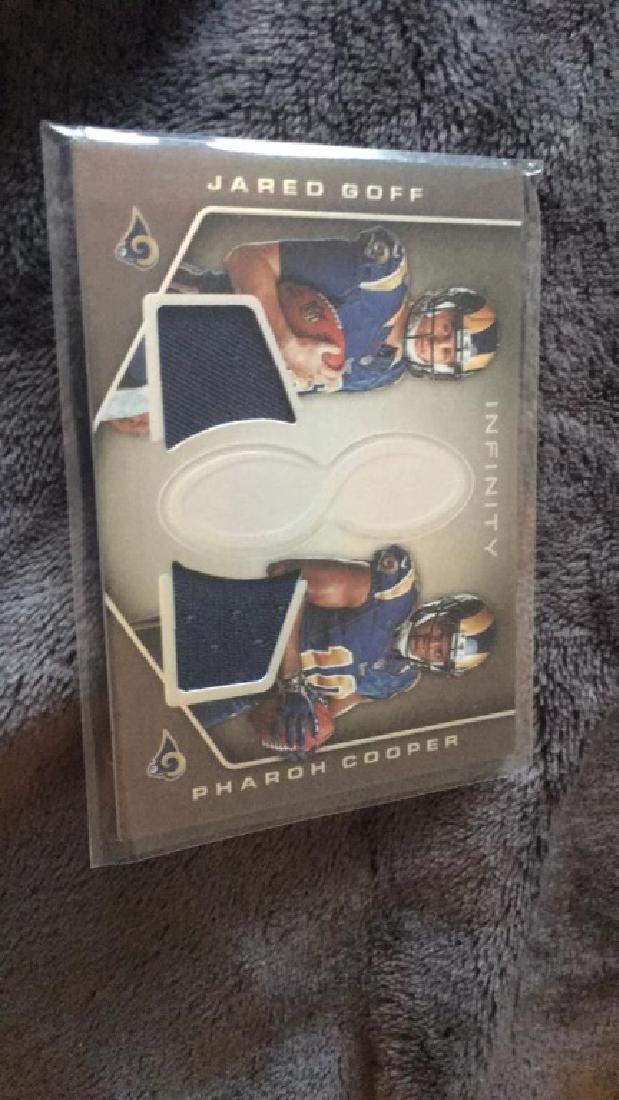 Jared Goff Dual RC Jersey Card /288 (1 of 1)