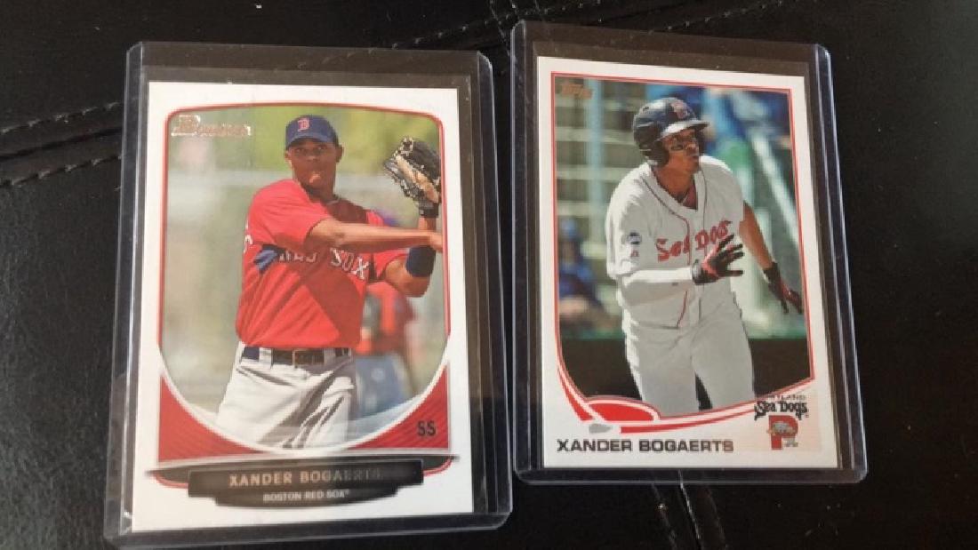 Xander Bogaerts 2 card RC lot (1 of 1)