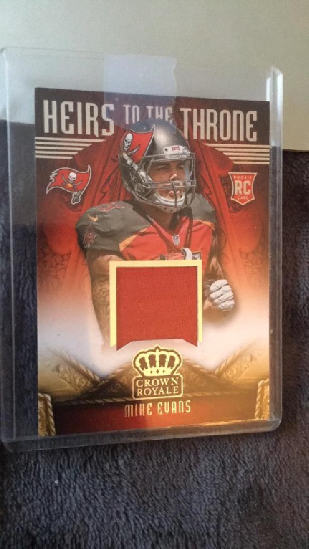 Mike Evans heirs to the throne RC jersey card (1 of 2)