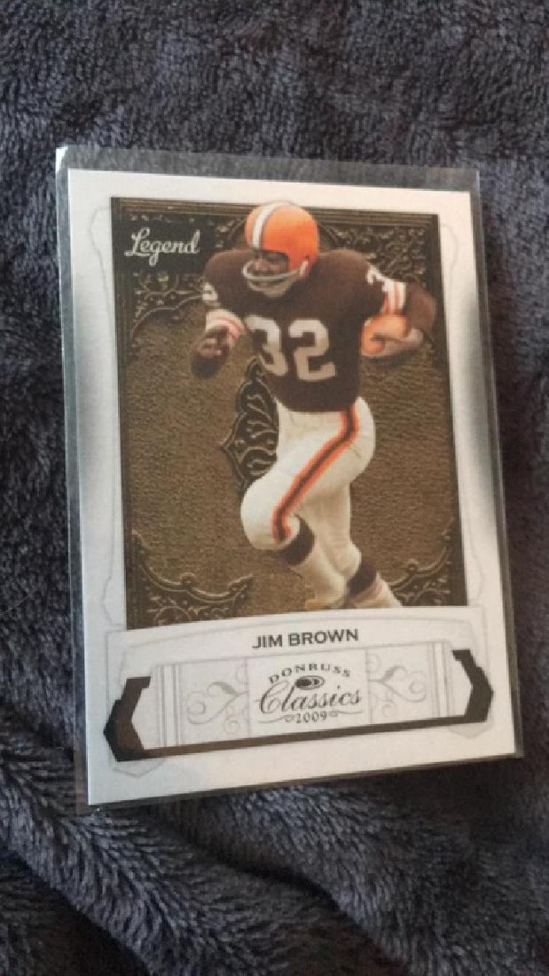 Jim Brown 2009 classics SP /999 (1 of 2)