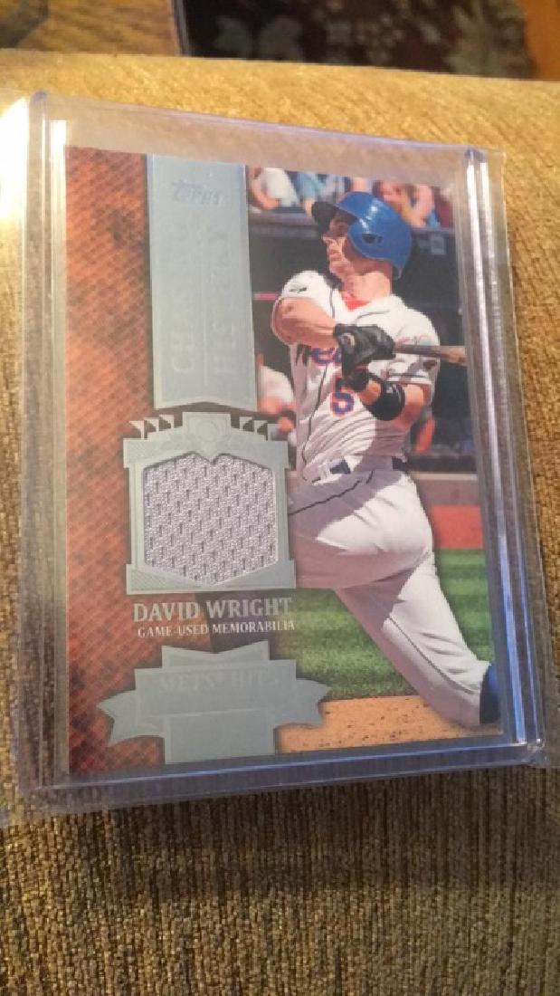 David Wright 2013 topps chasing history jersey (1 of 2)