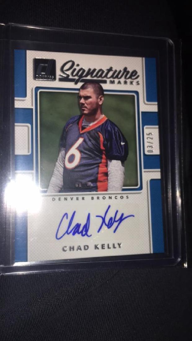 Chad Kelly 2017 signature marks /25 auto (1 of 2)