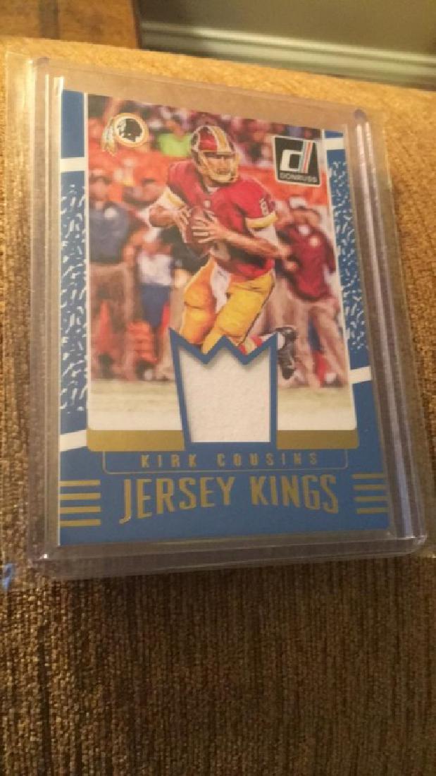Kirk Cousins jersey kings Donruss jersey (1 of 1)
