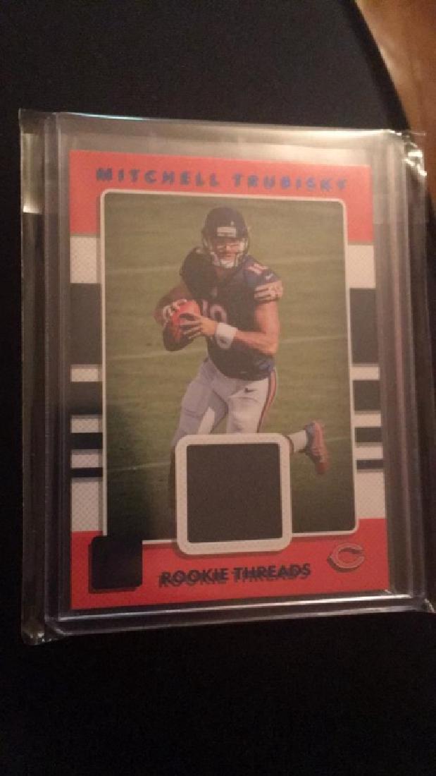 Mitchell Trubisky rookie threads jersey (1 of 2)