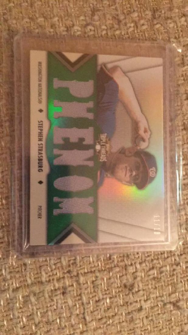 Stephen Strasburg 2012 triple threads 6x patch SP (1 of 2)