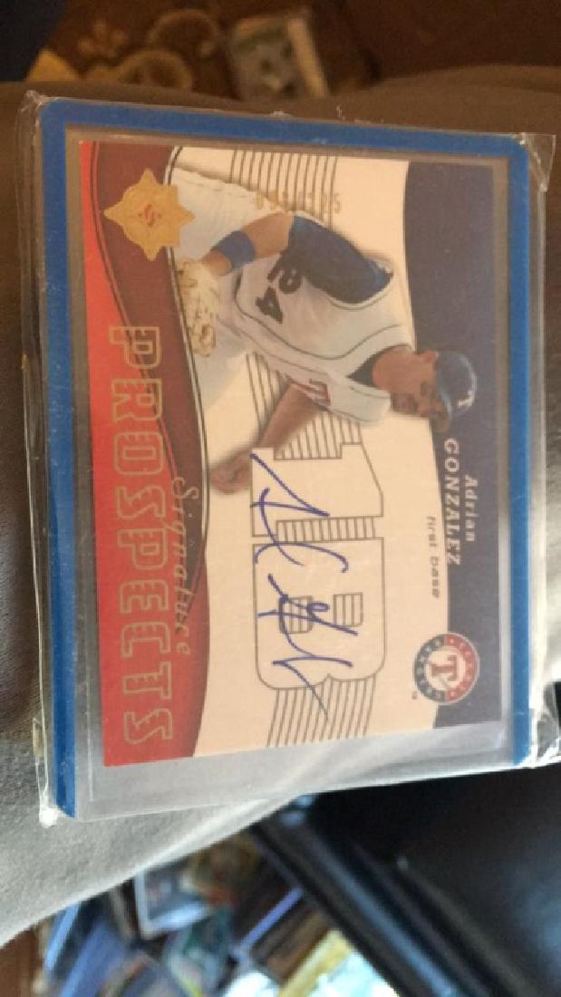 Adrian Gonzalez signature prospects auto: Adrian Gonzalez signature prospects auto