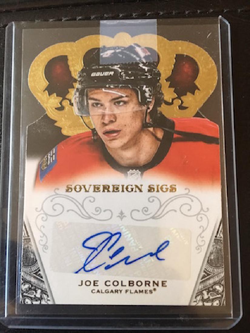 Joe Colborne Crown Royale Autograph card: Joe Colborne Crown Royale Autograph card