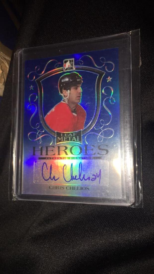 Chris Celios ITG 2015 auto SP /10 (1 of 2)