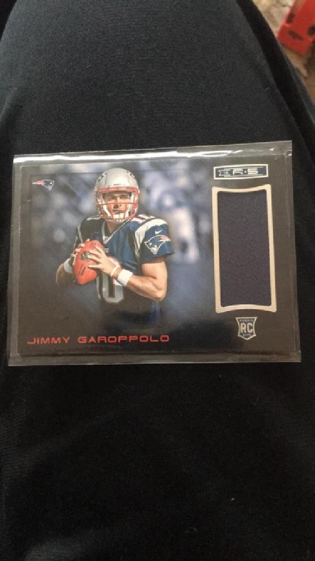 Jimmy Garoppolo 2014 rookie stars patch (1 of 2)