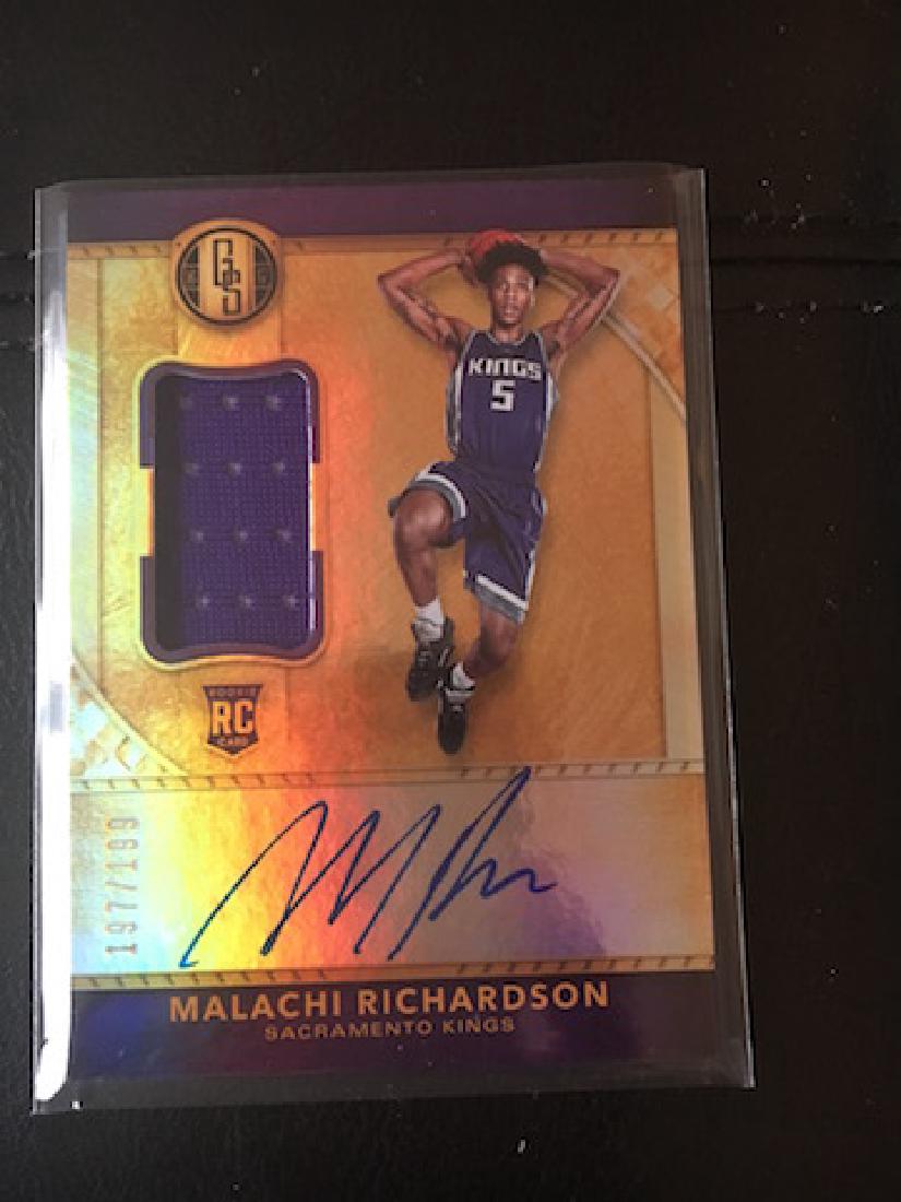 Malachi Richardson jersey insert auto RC /199 (1 of 1)