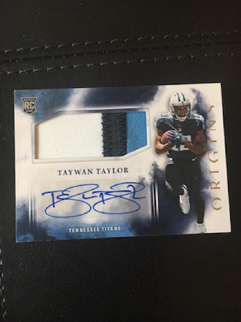 Taywan Taylor Panini Origins RC Auto jersey insert (1 of 1)