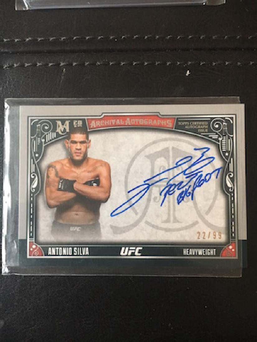 Antonio Silva UFC auto /99: Antonio Silva UFC auto /99