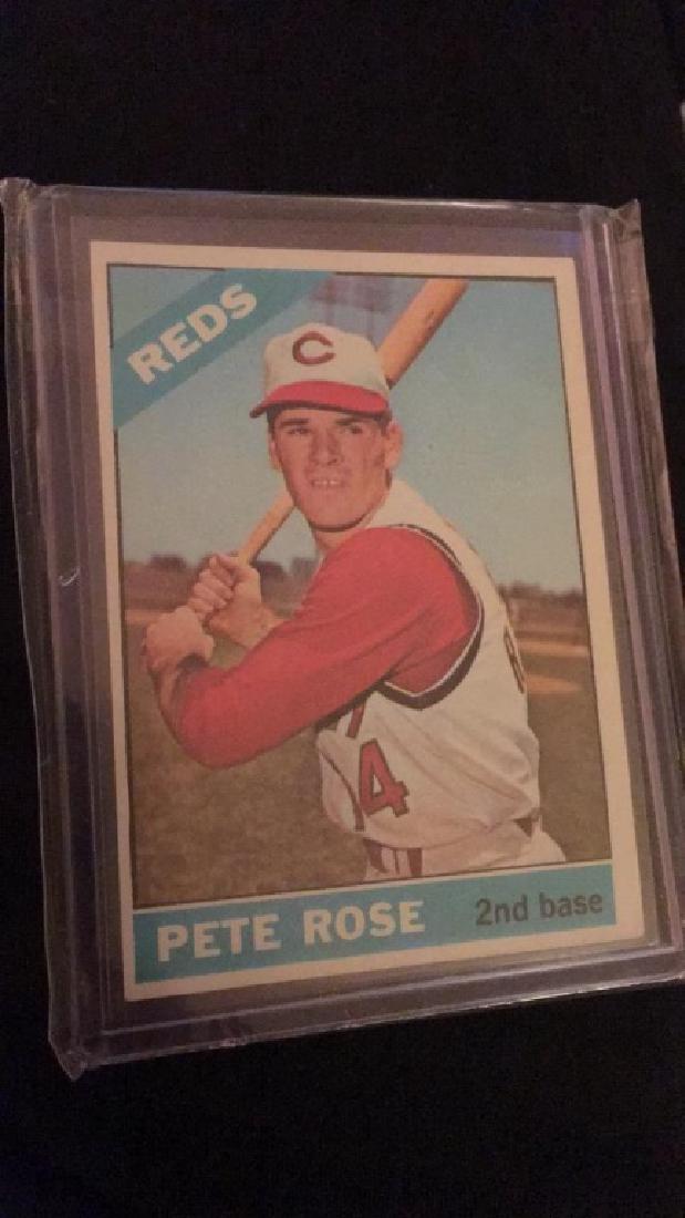 Pete Rose 1966 Topps cards (1 of 2)