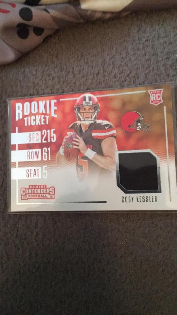 Cody Kessler contenders jersey card (1 of 2)