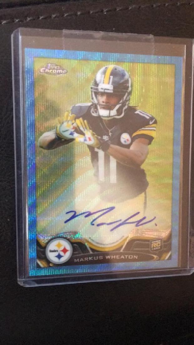 Markus Wheaton Topps chrome 2013 blue wave sp (1 of 2)
