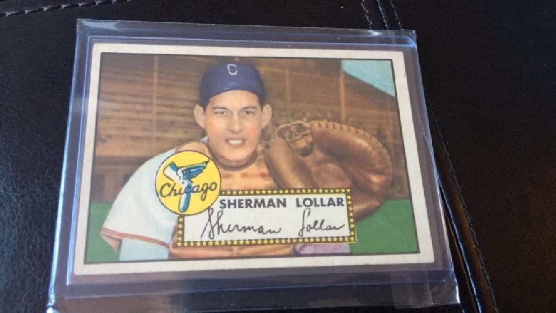 Sherman Lollar 1952 Topps in nice shape (1 of 2)