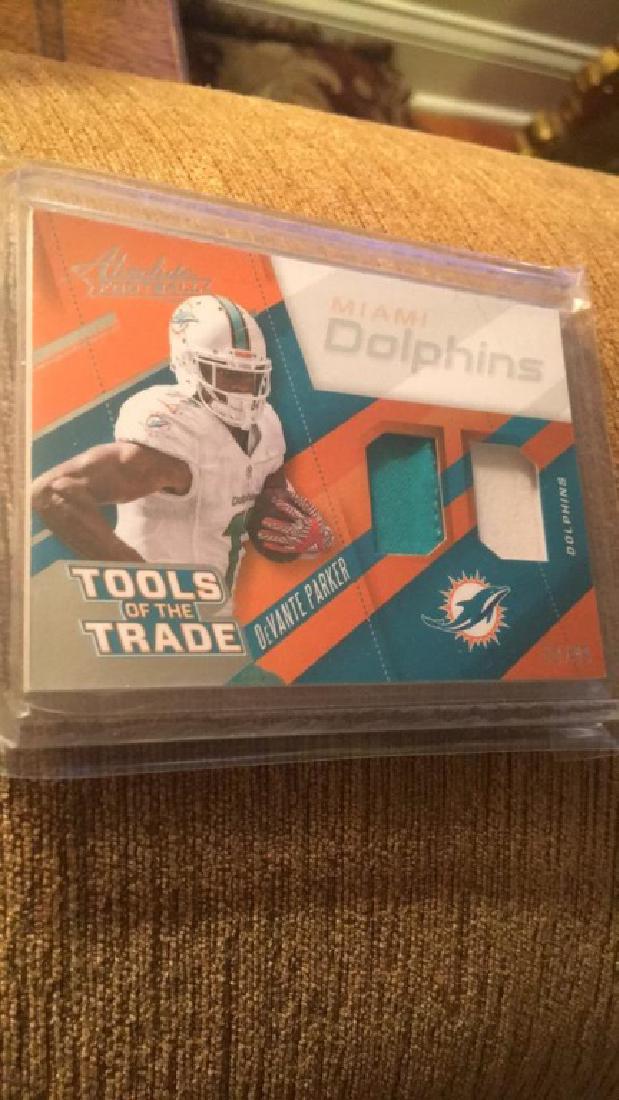 Devante Parker 2017 absolute dual patch /99 (1 of 2)
