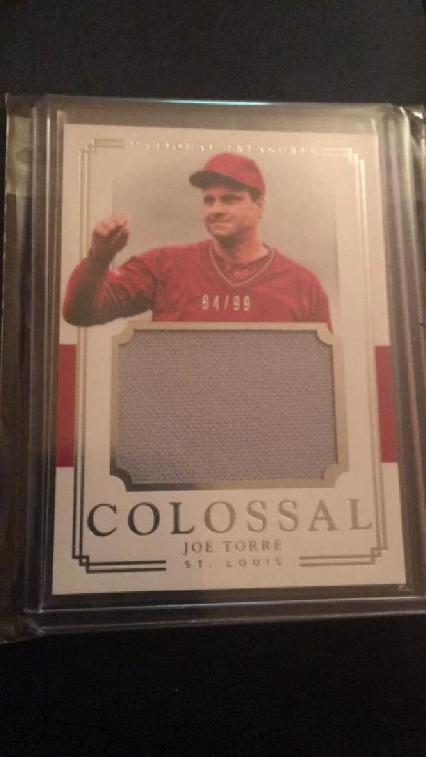 Joe Torre 2017 National Treasures colossal patch (1 of 2)