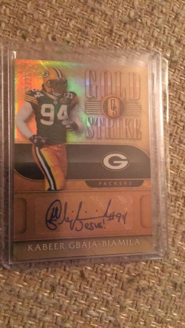 Kabeer Gbaja Biamila 2017 gold standard Auto SP (1 of 2)