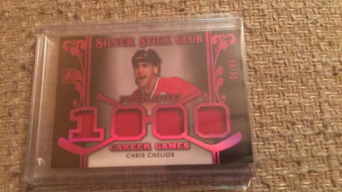 Chris Chelios in the game quad patch /25 (1 of 2)