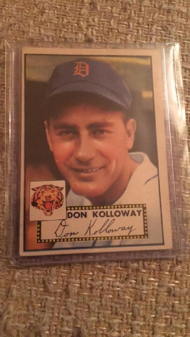 Don Kolloway 1952 Topps nice shape card (1 of 2)