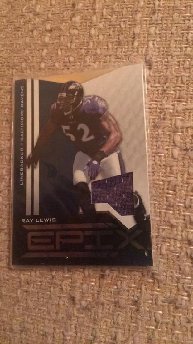 Ray Lewis 2010 Epix jersey card (1 of 1)