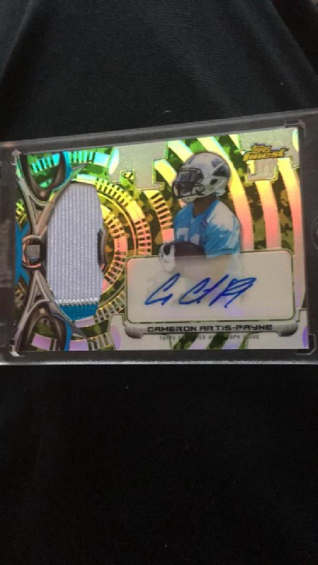 Cameron Artist Payne 2015 Topps Finest auto camo (1 of 1)