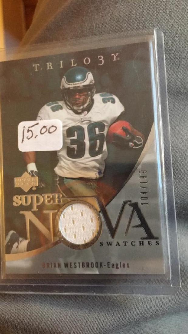 Brian Westbrook trilogy jersey card (1 of 1)