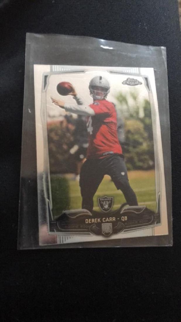 Derek Carr 2014 Topps chrome mini RC (1 of 1)